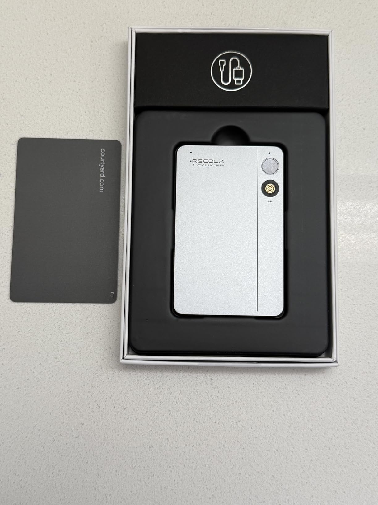 AI Voice Recorder, App Control, Transcribe & Summarize with 71 Pro Templates, Deep AI Analysis, Record Anytime Anywhere for Meetings, Work, Lectures, 112 Languages,Grey Customer Review AI Voice Recorder, App Control, Transcribe & Summarize with 71 Pro Templates, Deep AI Analysis, Record Anytime Anywhere for Meetings, Work, Lectures, 112 Languages,Grey - Customer Photo 2