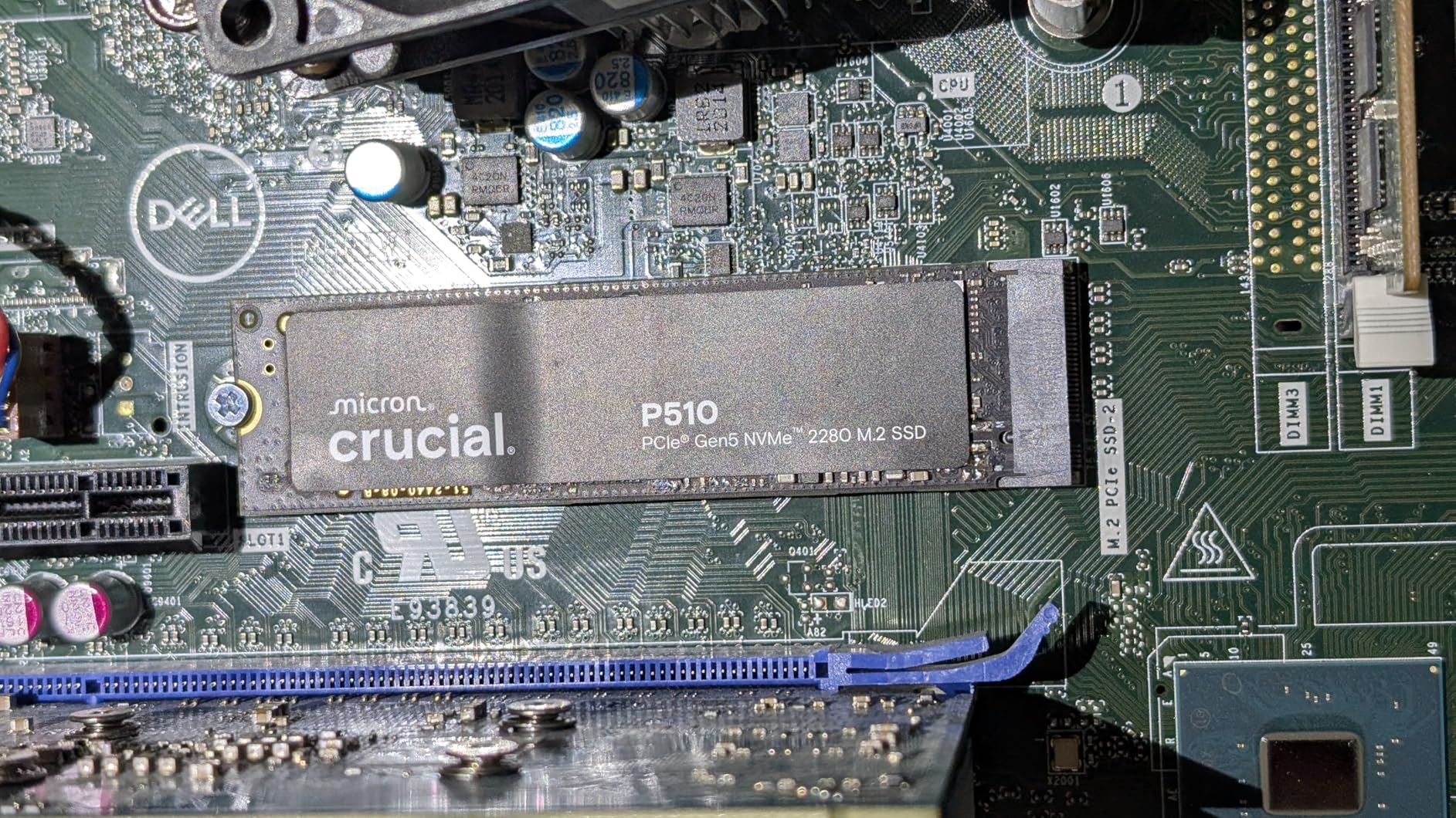 Crucial P510 1TB Gen5 NVMe SSD, Up to 11,000 MB/s, PCIe 5.0 M.2 2280 SSD, Internal Solid State Drive, Compatible with Laptop, Desktop, +Acronis Software - CT1000P510SSD8-01 - Customer Photo 1