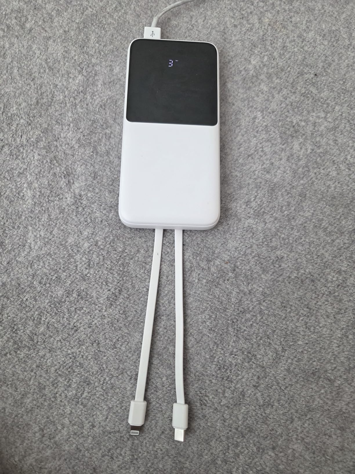 Portable Charger Power Bank - 15000mAh Battery Pack Portable Phone Charger with Built in Cables 22.5W Fast Charging Powerbank Compatible with iPhone Android Samsung Phone, Travel Camping Essential Customer Review Portable Charger Power Bank - 15000mAh Battery Pack Portable Phone Charger with Built in Cables 22.5W Fast Charging Powerbank Compatible with iPhone Android Samsung Phone, Travel Camping Essential - Customer Photo 1