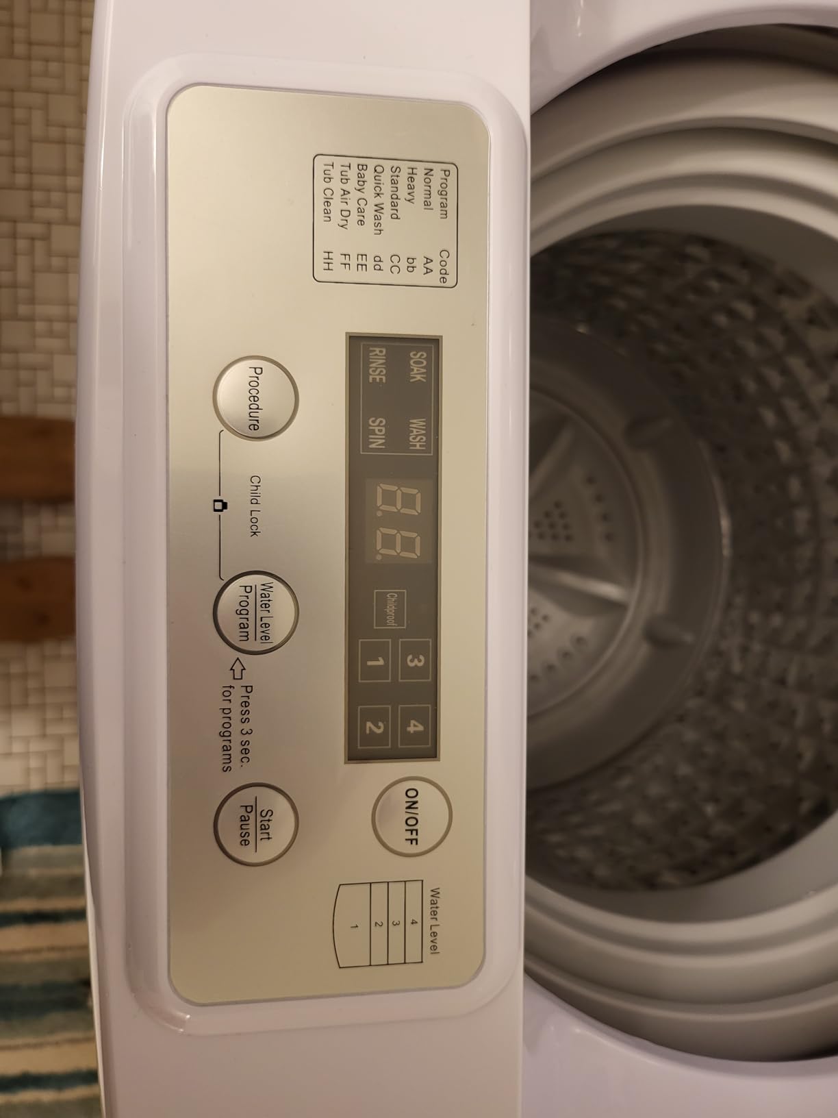 Auertech Portable Washer and Dryer Combo Set, 25 lbs Fully Automatic Washing Machine, 10 lbs Portable Dryers, Compact Washer and Dryer for Apartment, RV, Dorm Customer Review Auertech Portable Washer and Dryer Combo Set, 25 lbs Fully Automatic Washing Machine, 10 lbs Portable Dryers, Compact Washer and Dryer for Apartment, RV, Dorm - Customer Photo 2