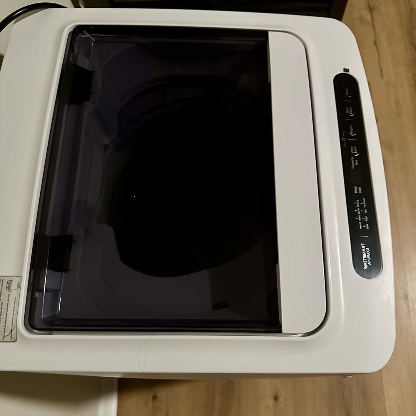 Compact Top-Load Washing Machine, Full-Automatic 1.5 Cu.ft Washer with 10 Water Levels & 8 Wash Programs for Apartment, Home, Dorm and RVs - Customer Photo 1