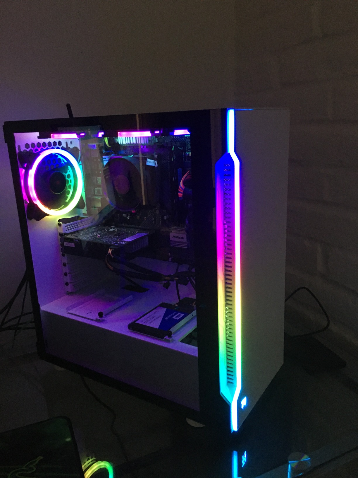 Skytech Gaming Azure 3 Desktop PC, Ryzen 7 7800X3D 4.2 GHz (5GHz Turbo), NVIDIA RTX 5060 Ti 16GB, 1TB Gen4 NVMe SSD, 32GB DDR5 RAM 6000 RGB, 650W Gold PSU, 360mm ARGB AIO, Wi-Fi, Win 11 Customer Review Skytech Gaming Azure 3 Desktop PC, Ryzen 7 7800X3D 4.2 GHz (5GHz Turbo), NVIDIA RTX 5060 Ti 16GB, 1TB Gen4 NVMe SSD, 32GB DDR5 RAM 6000 RGB, 650W Gold PSU, 360mm ARGB AIO, Wi-Fi, Win 11 - Customer Photo 3