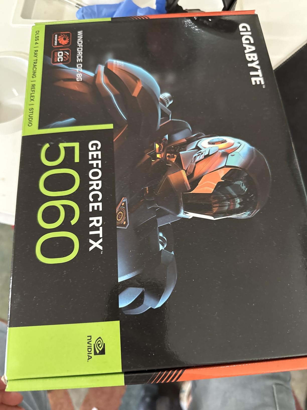 GIGABYTE GeForce RTX 5060 WINDFORCE OC 8G Graphics Card, 8GB 128-bit GDDR7, PCIe 5.0, WINDFORCE Cooling System, GV-N5060WF2OC-8GD Video Card Customer Review GIGABYTE GeForce RTX 5060 WINDFORCE OC 8G Graphics Card, 8GB 128-bit GDDR7, PCIe 5.0, WINDFORCE Cooling System, GV-N5060WF2OC-8GD Video Card - Customer Photo 2