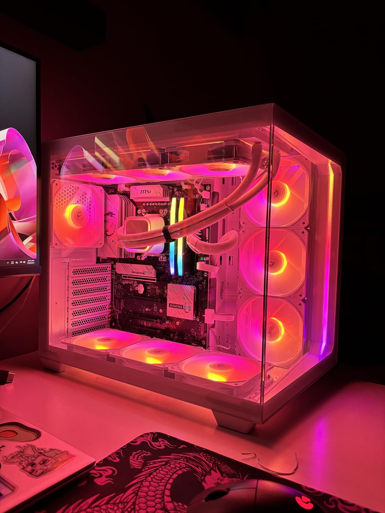 Micro Center AMD Ryzen 5 9600X CPU Processor with MSI PRO B850-P WiFi Motherboard (ATX, AM5, DDR5, PCIe 5.0, M.2 Gen5, Wi-Fi 7, 5G LAN) - Customer Photo 1