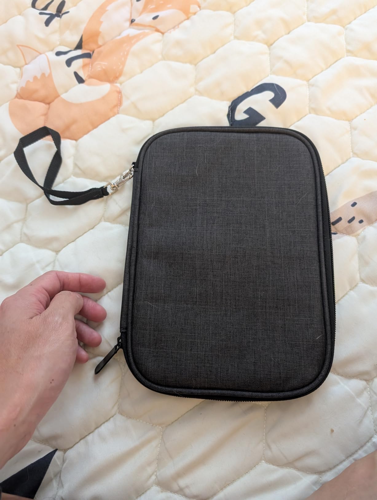 Travel Cable Organizer Bag, Electronics Organizer Tech Pouch with Double Layers for Cords, Chargers, Phone, Earphones, USBs, SD Cards - Travel Essentials Portable Waterproof Tech Pouch - Customer Photo 2