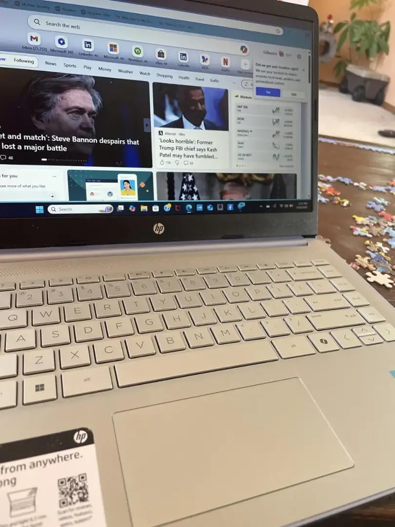 HP 2025 14 Inch Ultra Light Laptop, Stylish Willow Green, Intel Processor N150, 16GB RAM, 384GB Storage(128GB UFS+256GB MSD), Wi-Fi 6, Windows 11 Pro, Copilot Key, w/Accessories Customer Review HP 2025 14 Inch Ultra Light Laptop, Stylish Willow Green, Intel Processor N150, 16GB RAM, 384GB Storage(128GB UFS+256GB MSD), Wi-Fi 6, Windows 11 Pro, Copilot Key, w/Accessories - Customer Photo 1