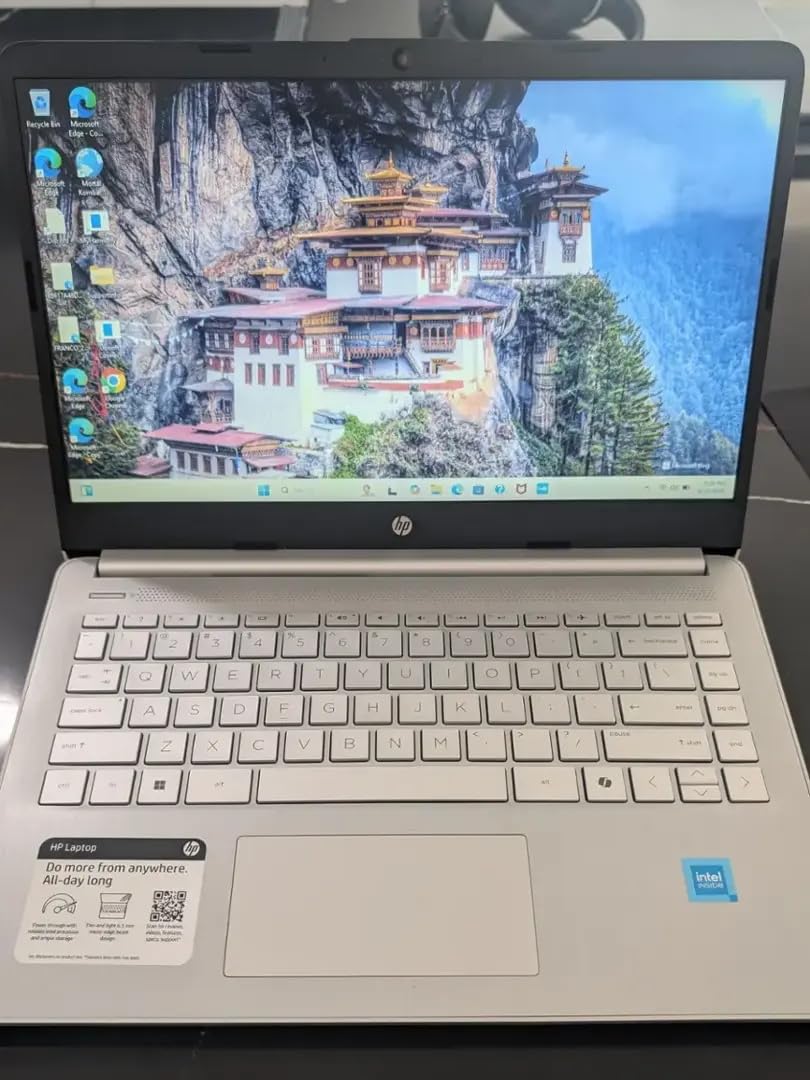 HP 2025 14 Inch Ultra Light Laptop, Stylish Willow Green, Intel Processor N150, 16GB RAM, 384GB Storage(128GB UFS+256GB MSD), Wi-Fi 6, Windows 11 Pro, Copilot Key, w/Accessories Customer Review HP 2025 14 Inch Ultra Light Laptop, Stylish Willow Green, Intel Processor N150, 16GB RAM, 384GB Storage(128GB UFS+256GB MSD), Wi-Fi 6, Windows 11 Pro, Copilot Key, w/Accessories - Customer Photo 2
