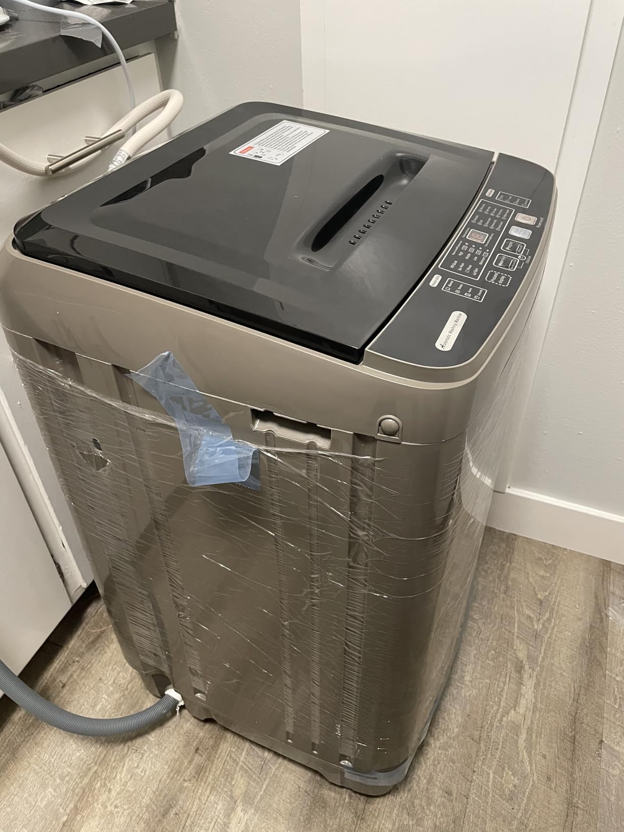 Portable Washing Machine - 2.4 cu.ft Capacity, Full-Automatic Washer with 10 Wash Cycles, Low Noise (55db), IPX4, Energy Efficient Spin Dryer Combo with Drain Pump for Apartments, Dorms, and Homes - Customer Photo 1