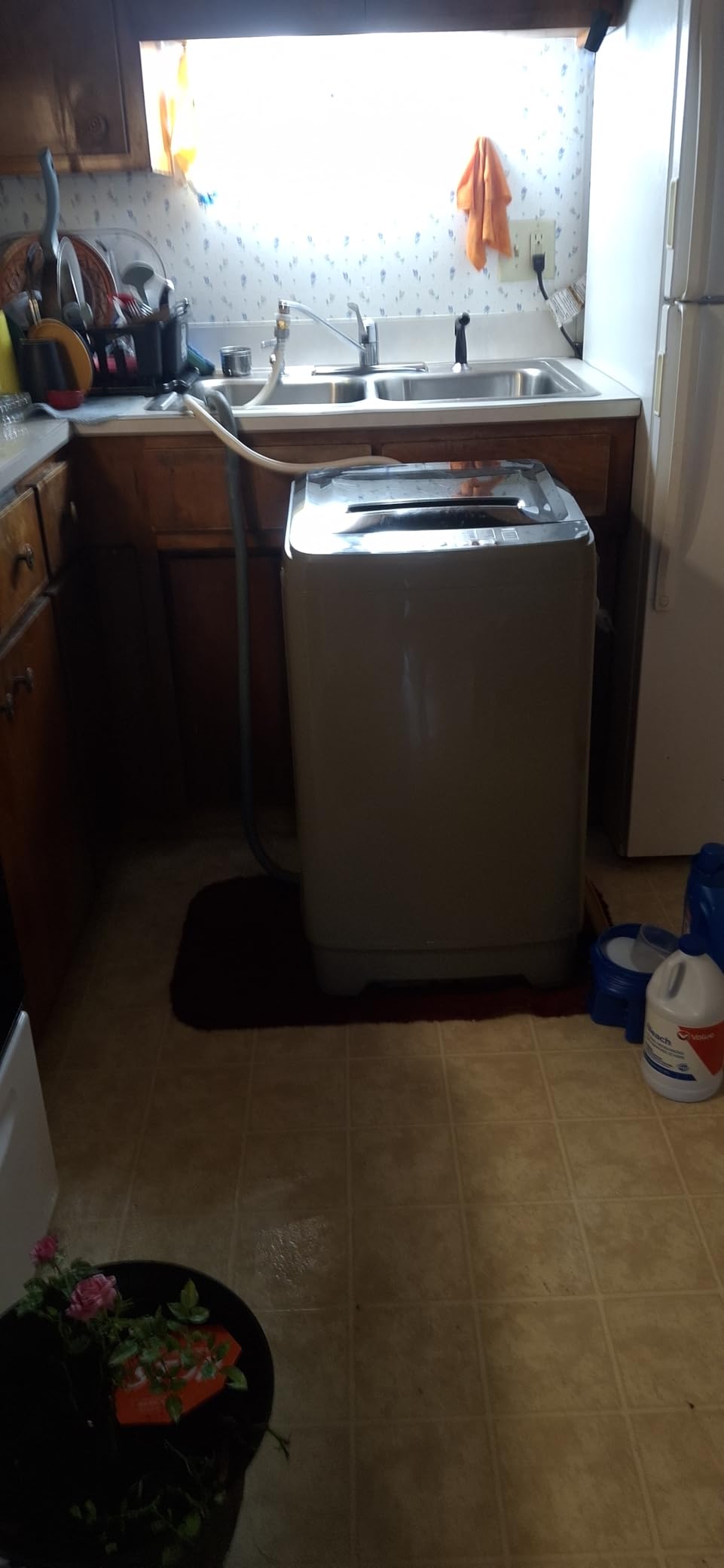 Portable Washing Machine - 2.4 cu.ft Capacity, Full-Automatic Washer with 10 Wash Cycles, Low Noise (55db), IPX4, Energy Efficient Spin Dryer Combo with Drain Pump for Apartments, Dorms, and Homes - Customer Photo 2