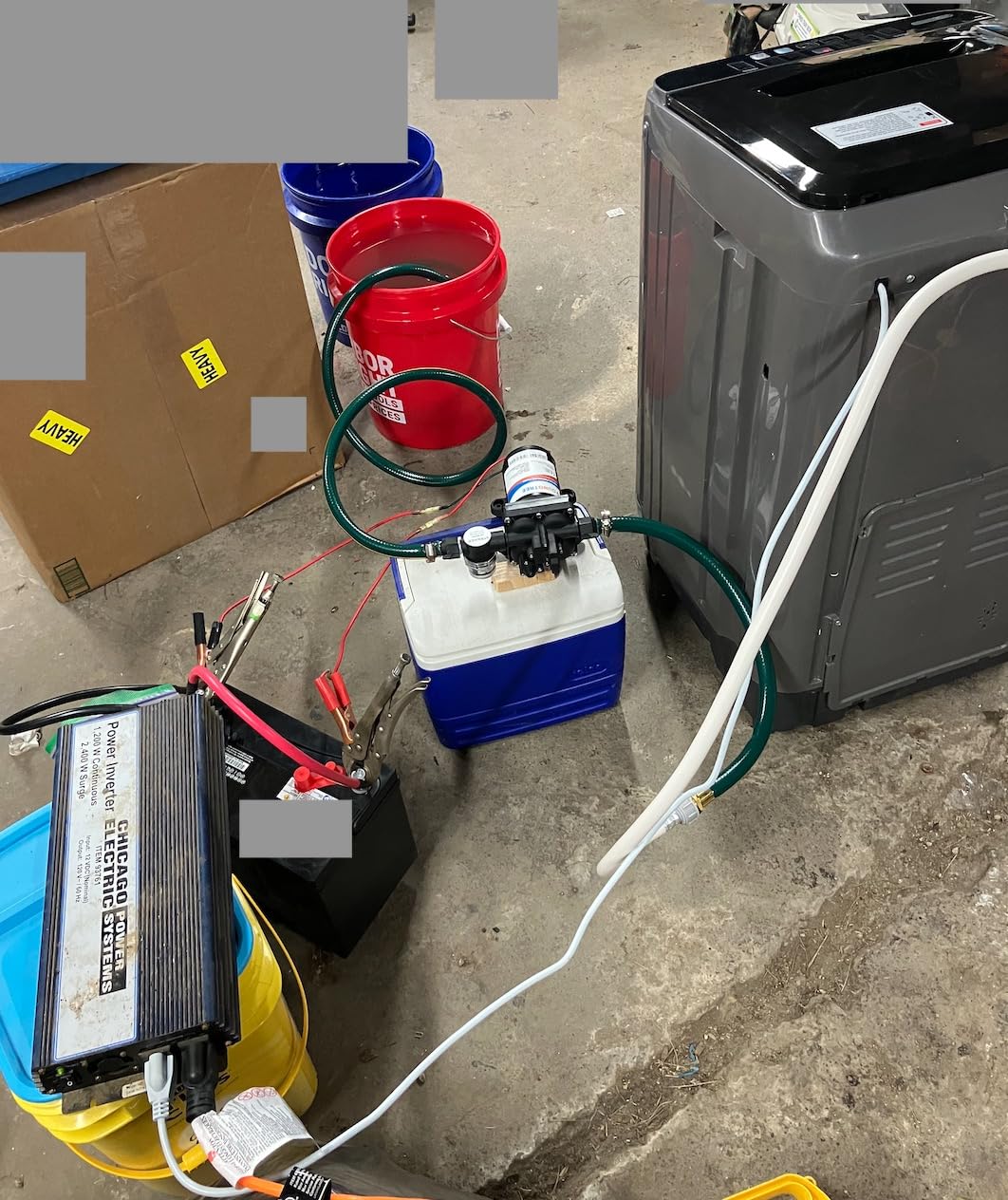 Portable Washing Machines 27 LBS Full Automatic Clothes Washer and Spinner Combo with 10 Program and 8 Water Level, Compact Laundry Wash Spin Dryer for Apartment RV Dorm, Grey - Customer Photo 1