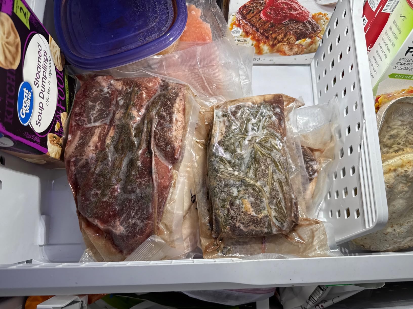 Vacuum Sealer Machine, Updated Powerful 95KPa Commercial Food Saver with Double Seal for 2X Strength, Built-in Cutter, Bags Storage & Easy-Lock Handle, Includes Free Bags (1 Roll + 10 Pre-cut) - Customer Photo 3