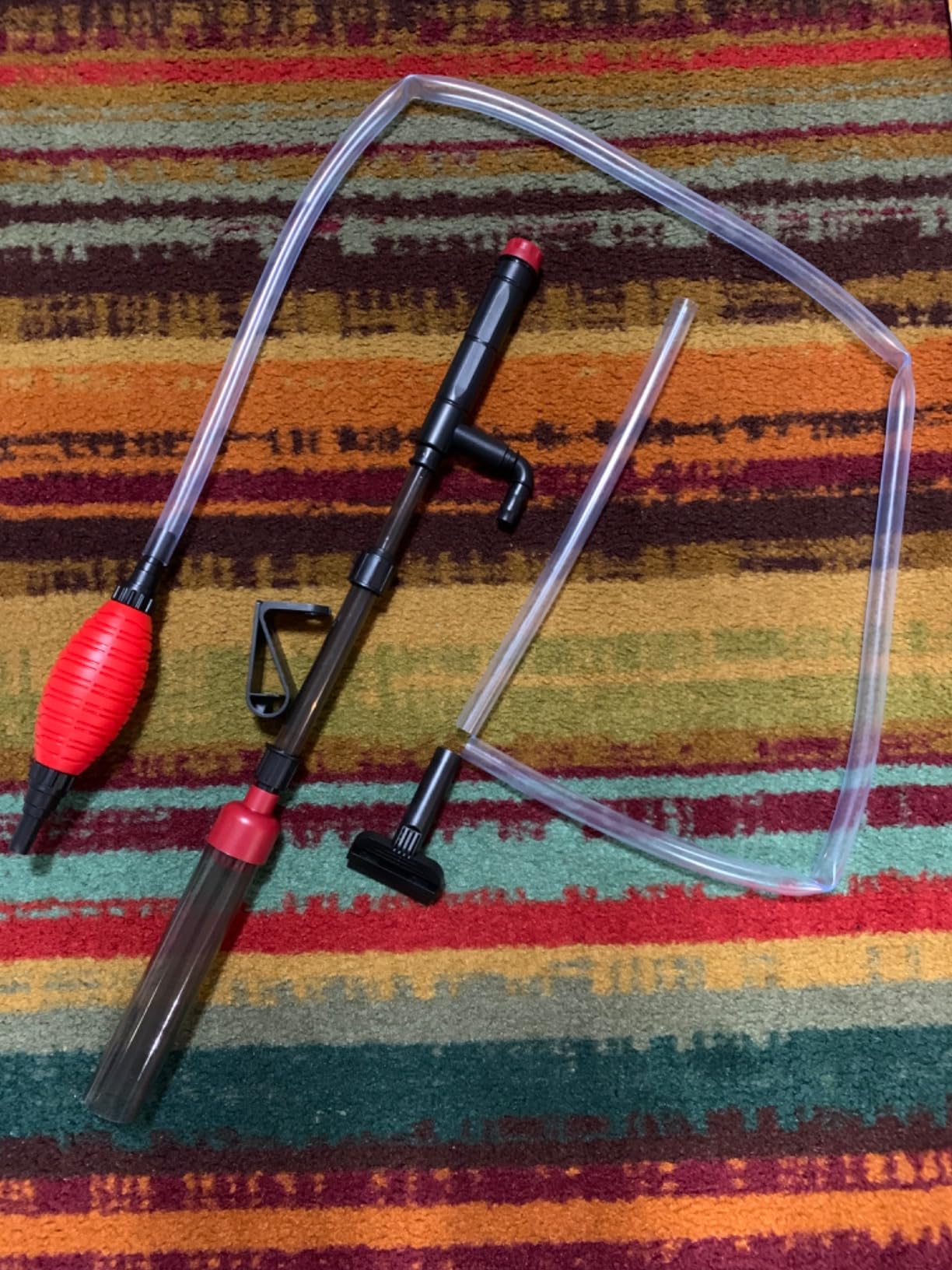 Electric Aquarium Vacuum Gravel Cleaner: 36W Fish Tank Cleaner Vacuum with Strong Suction for Water Change Wash Sand Algae Cleaner Water Shower and Water Circulation, Timed Off - Customer Photo 3