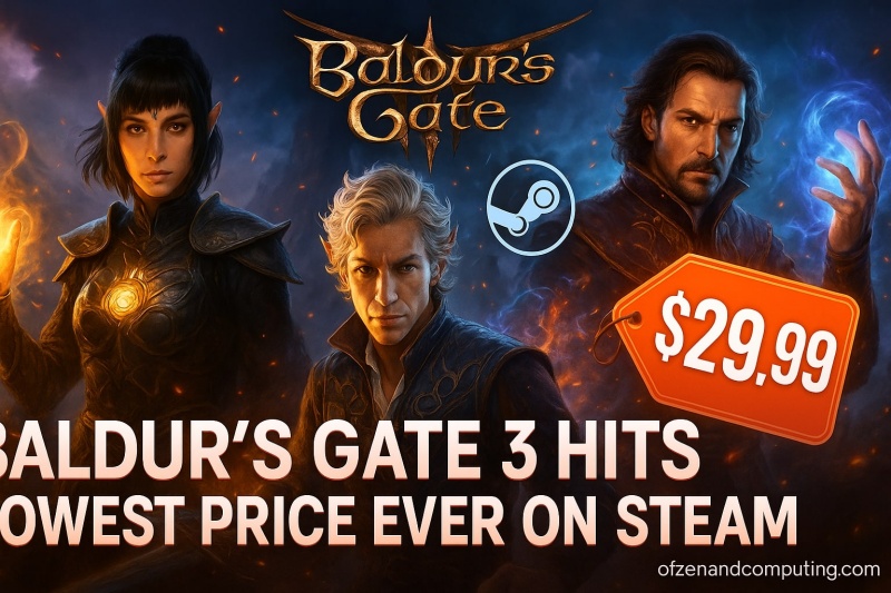 Baldur's Gate 3 Hits Record Low
