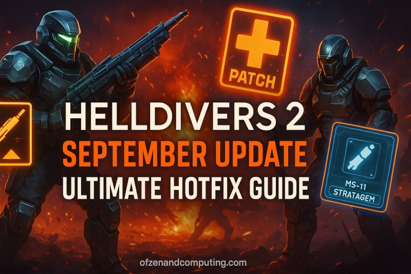 Best Helldivers 2 September Hotfix