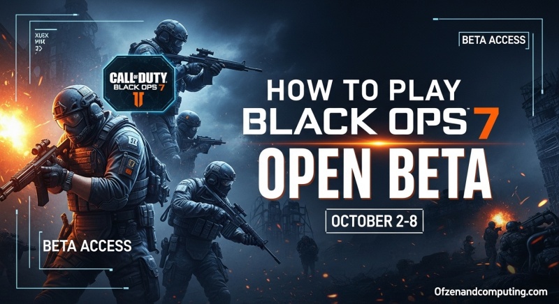 Black Ops 7 Beta Early Access