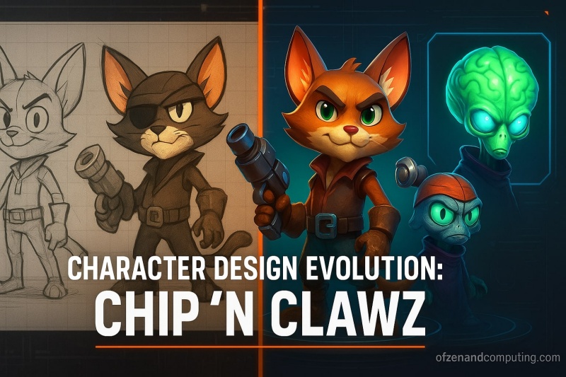 Chip 'n Clawz Character Design