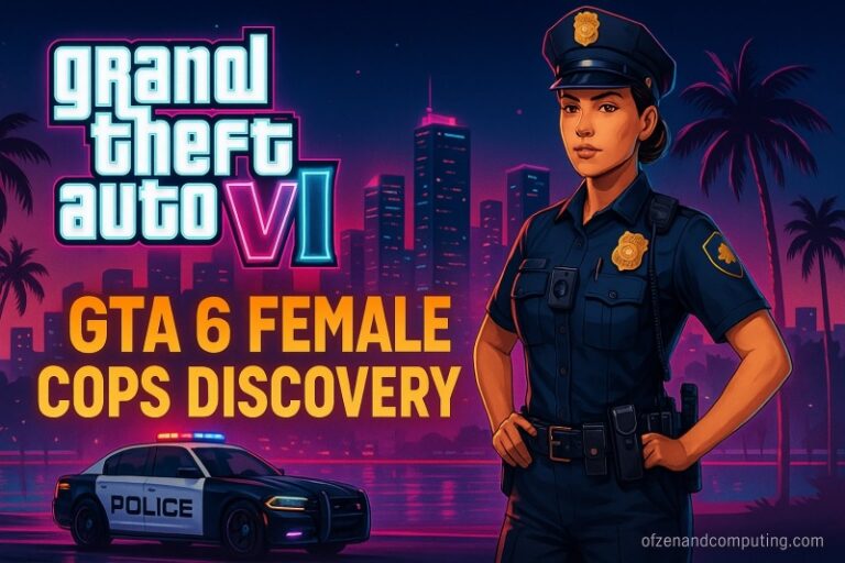 GTA 6 Female Police Officers Spotted Complete 2026 Guide GTA 6 Female Police Officers Spotted 768x512 