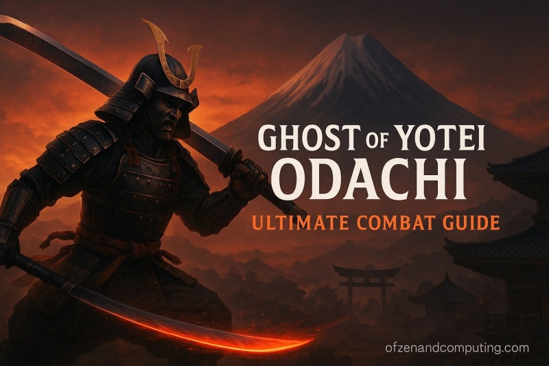 Ghost of Yotei Odachi Greatsword