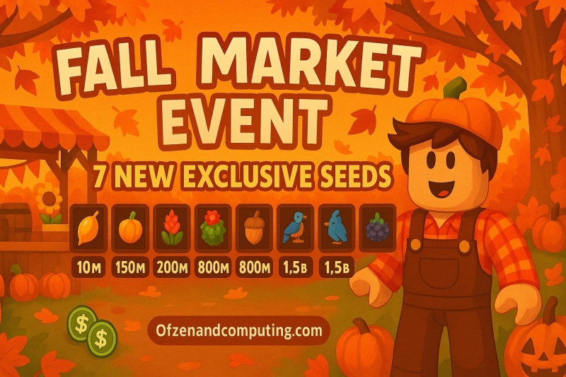 Grow a Garden Fall Market Seeds Complete Guide
