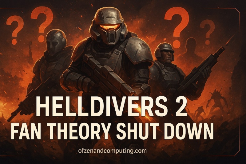 Helldivers 2 Clone Theory Officially Debunked