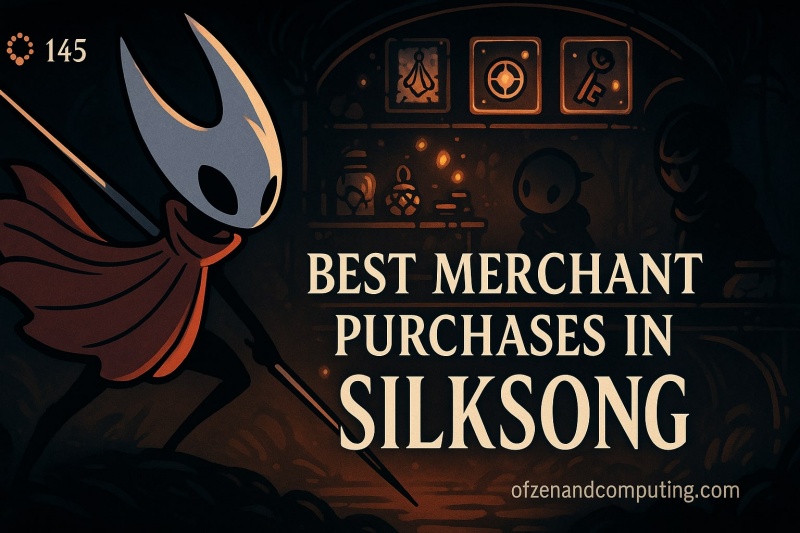 Hollow Knight Silksong Merchant Guide