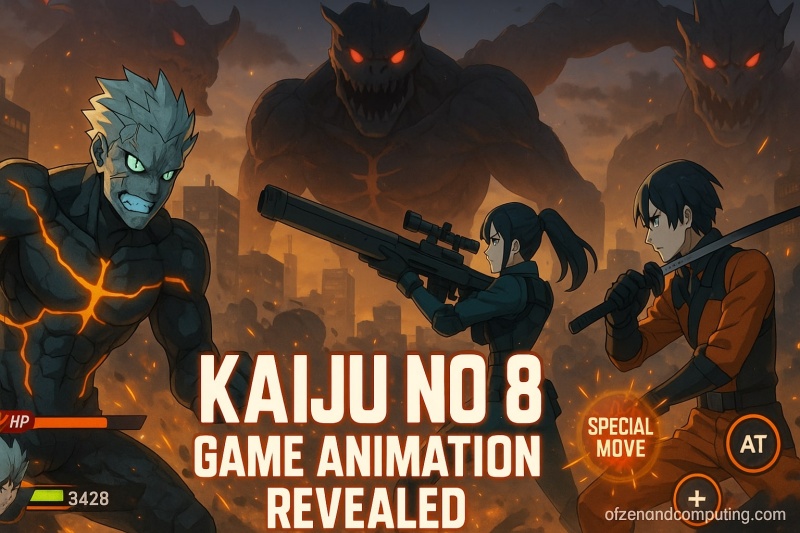 Kaiju No 8 Game Animation