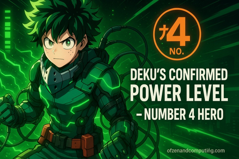 My Hero Academia Deku Power Level