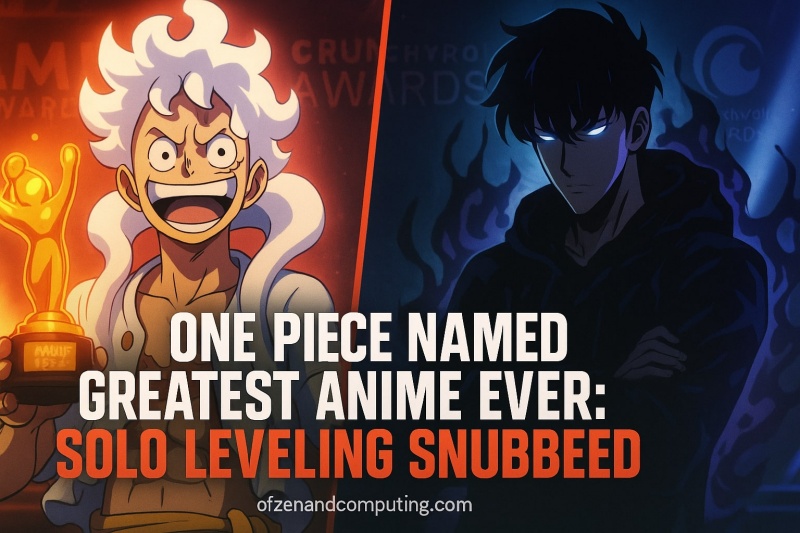 One Piece Named Greatest Anime Ever