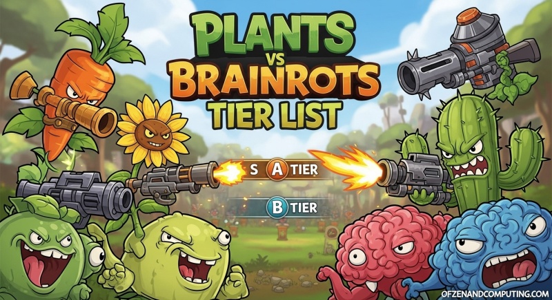 Plants vs Brainrots Tier List
