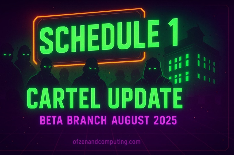 Schedule 1 Cartel Update