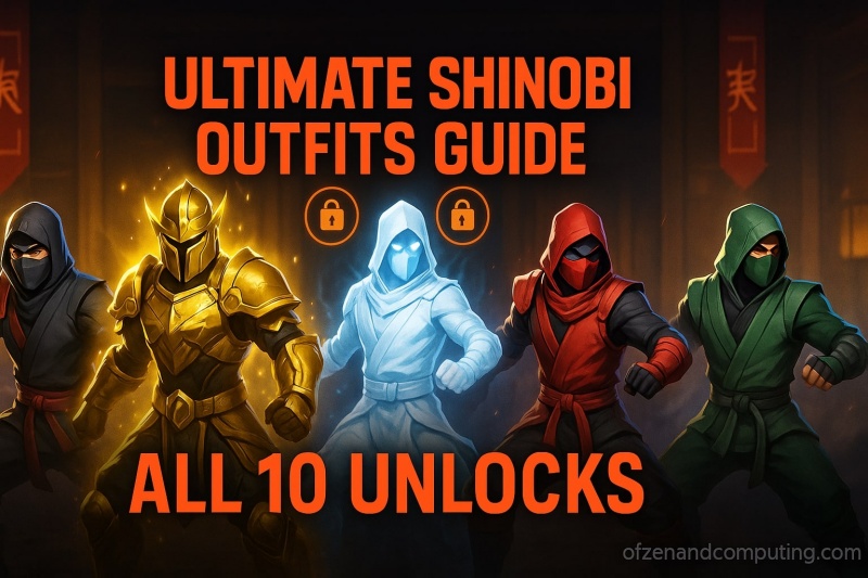 Shinobi Art of Vengeance Outfits