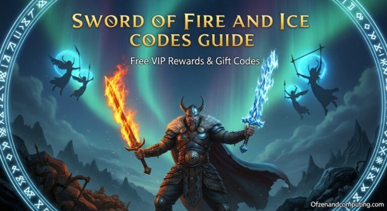 Sword of Fire & Ice Codes March 2026: FREE Active Gift Codes