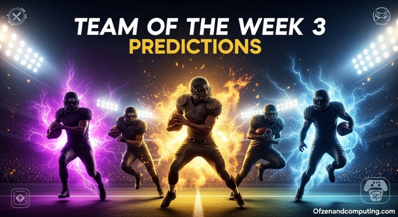 Team of the Week 3 Predictions