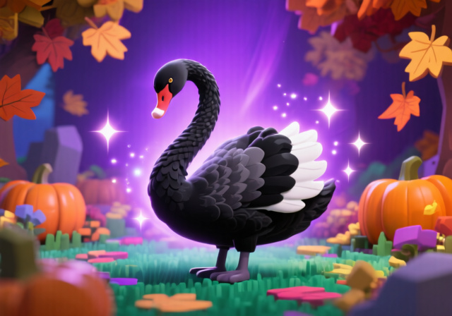Black Swan in Grow A Garden Roblox