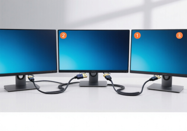 Daisy Chain Multiple Monitors Using DisplayPort