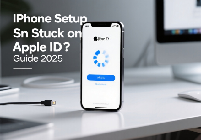 iPhone Setup Stuck on Apple ID? Quick Fix Guide 2025 - Ofzen & Computing