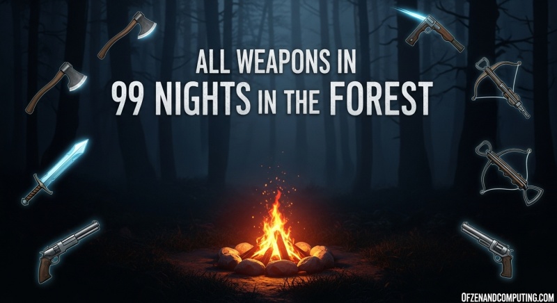 All 99 Nights Forest Weapons