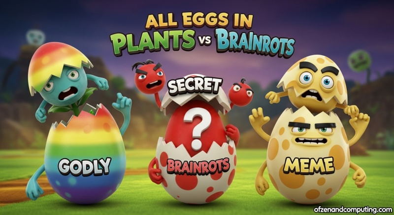 All Eggs in Plants vs Brainrots
