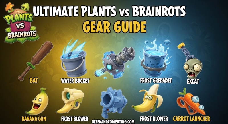 All Gears in Plants vs Brainrots