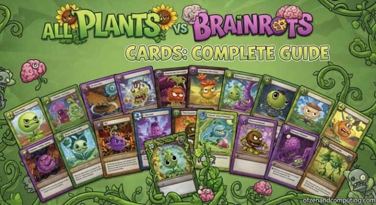 All 35 Plants vs Brainrots Cards: Complete 2026 Guide