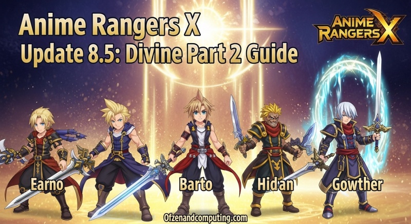 Anime Rangers X Update 8.5
