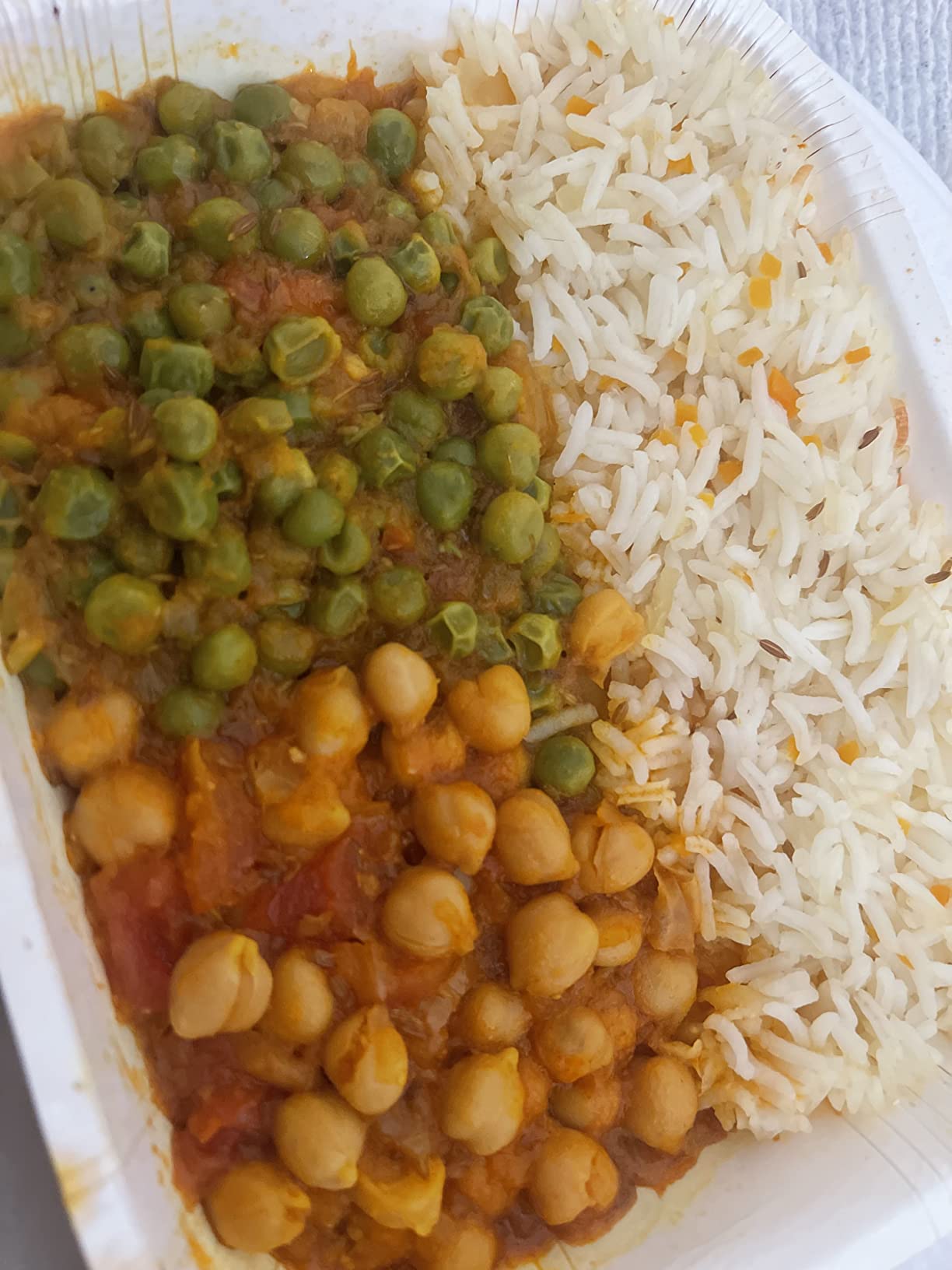 Amy's Frozen Meals, Indian Mattar Paneer, Made With Basmati Rice, Cheese, Organic Tomatoes, Peas & Beans, Gluten Free Microwave Meals, 10 Oz - Customer Photo 1