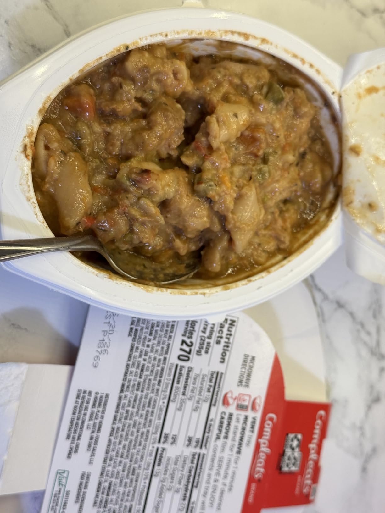 HORMEL COMPLEATS Chicken Alfredo Microwave Tray, 10 oz. (6 Pack) - Customer Photo 3