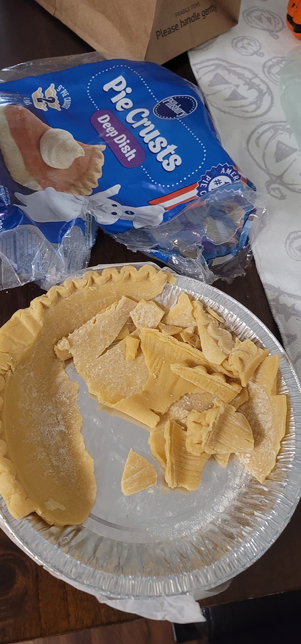 Pillsbury Frozen Pie Crust, Deep Dish, Two 9-Inch Pie Crusts and Pans, 2 Ct, 12 oz - Customer Photo 2