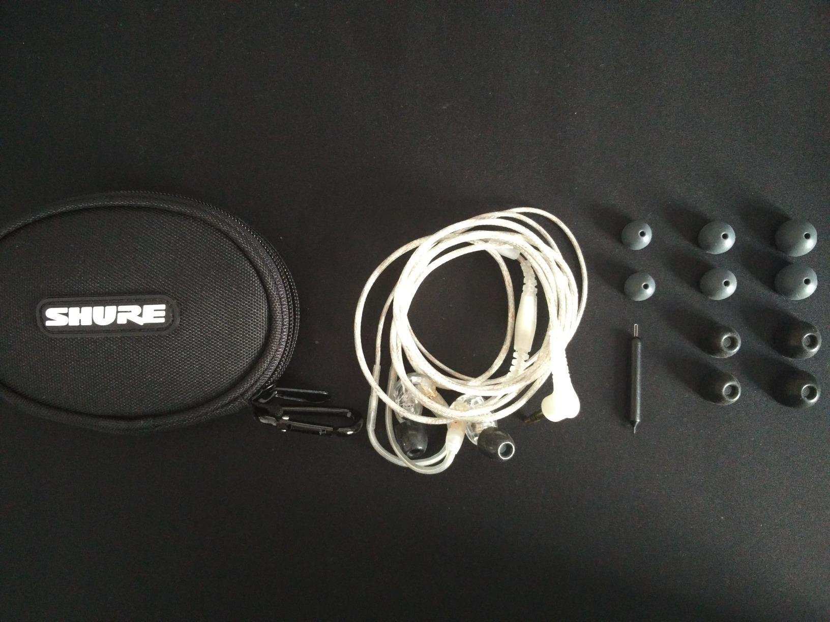 Shure SE215 PRO Wired Earbuds - Professional Sound Isolating Earphones, Clear Sound & Deep Bass, Single Dynamic MicroDriver, Secure Fit in Ear Monitor, Plus Carrying Case & Fit Kit - Clear (SE215-CL) - Customer Photo 4