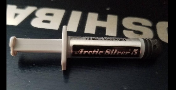 Arctic Silver 5 AS5-3.5G Thermal Paste,Black, Grey Customer Review Arctic Silver 5 AS5-3.5G Thermal Paste,Black, Grey - Customer Photo 2