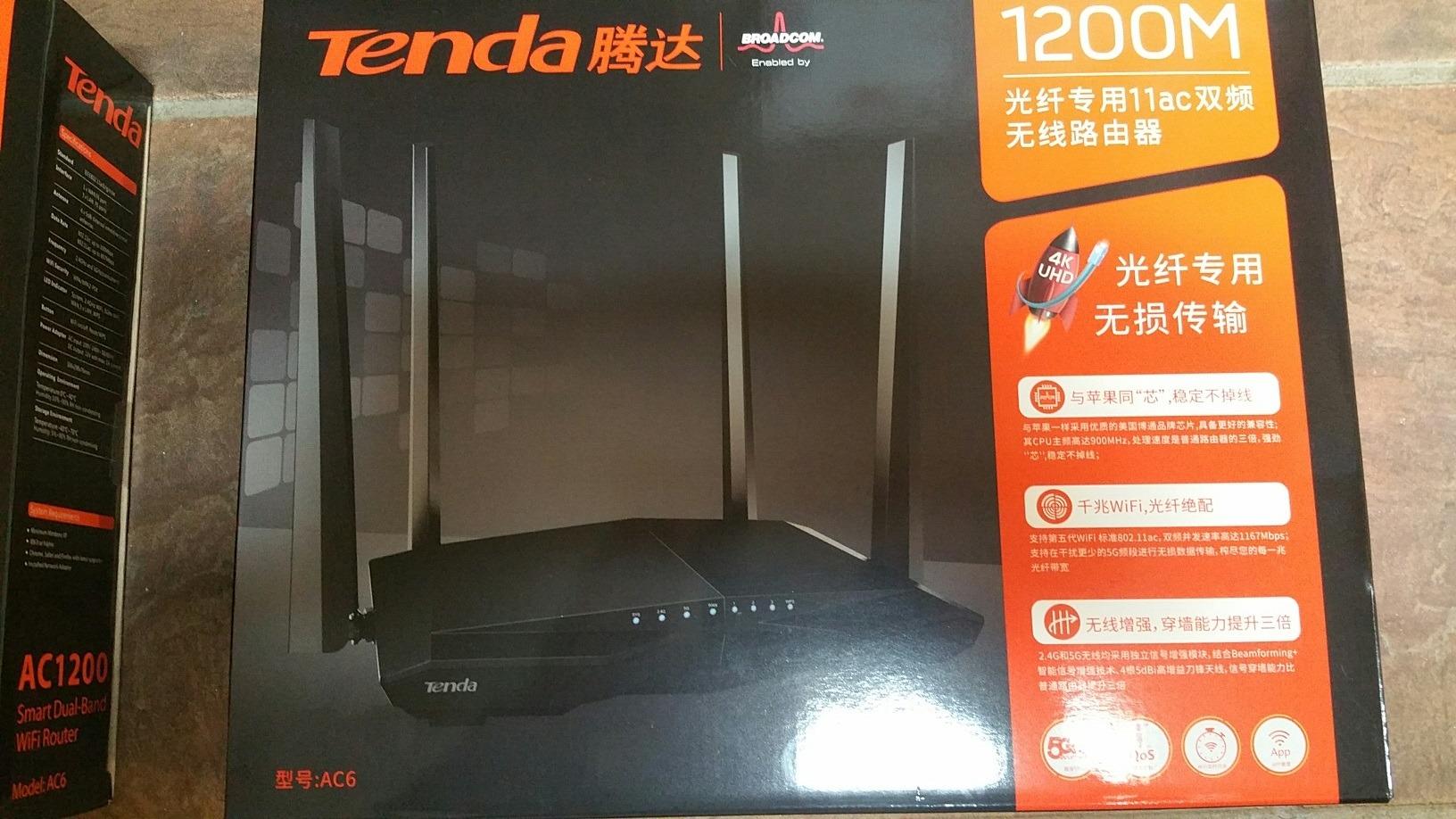 Tenda AC1200 Gigabit WiFi Router - Dual Band High Speed Wireless Internet Router, 3xWAN/LAN Gigabit Ports, 4x6dBi Antennas, MU-MIMO, Beamforming, IPv6, Guest WiFi, AP Mode(AC8) - Customer Photo 3
