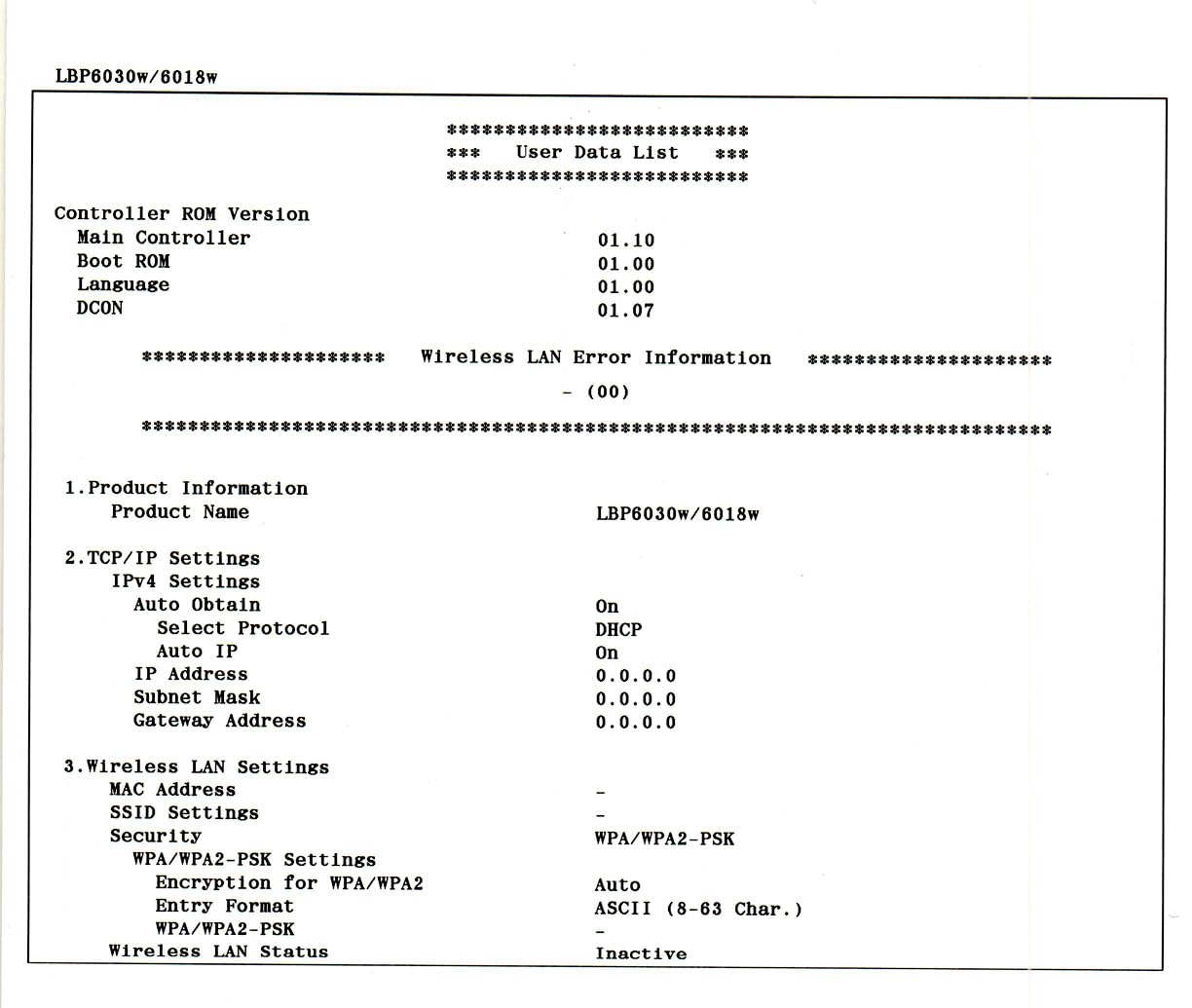 Canon imageCLASS LBP6030w - Monochrome, Wireless Compact Wireless Laser Printer, 1 Year Limited Warranty, 19 PPM, White - Customer Photo 1