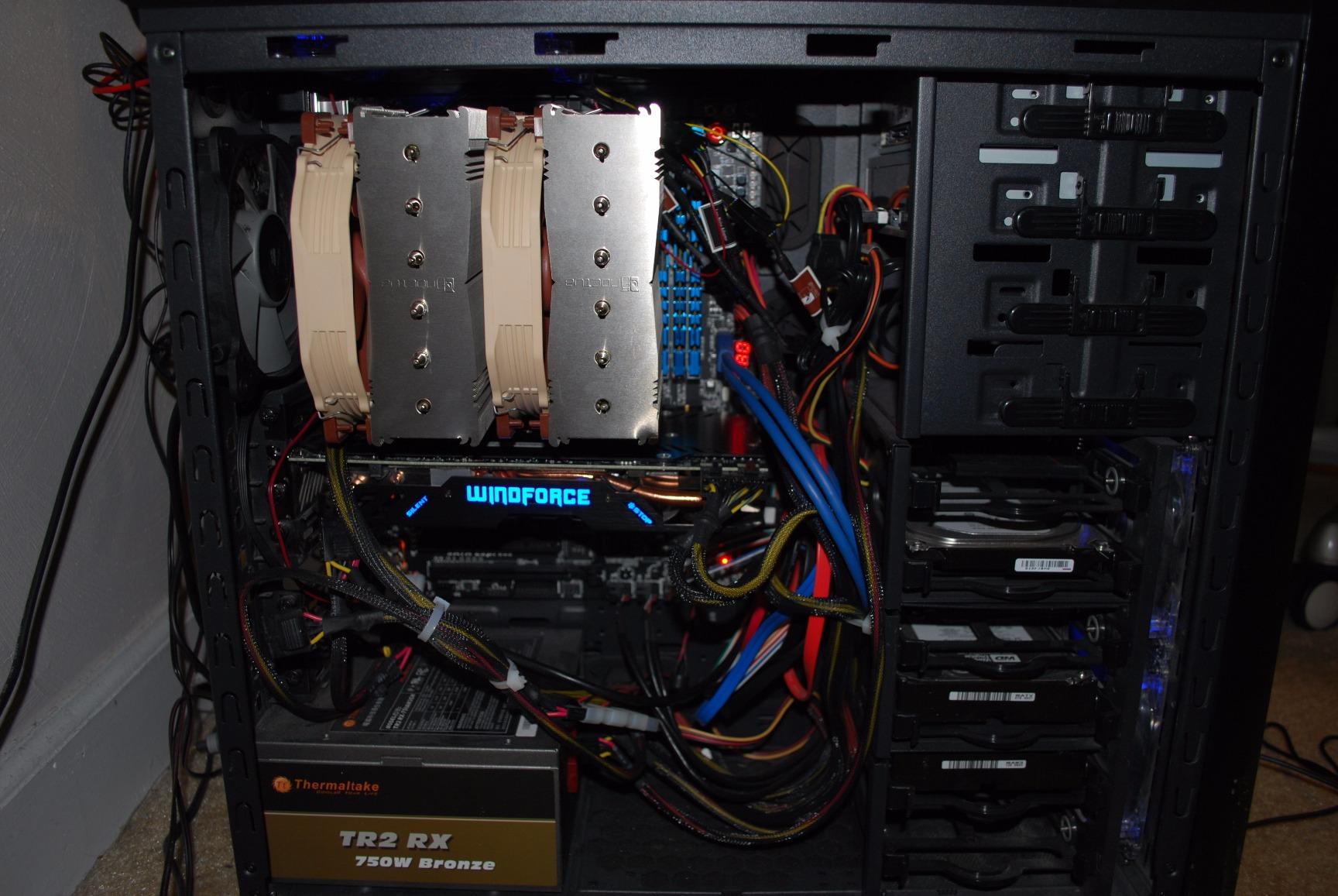 Noctua NH-D15, Premium CPU Cooler with 2X NF-A15 PWM 140mm Fans (Brown) - Customer Photo 5