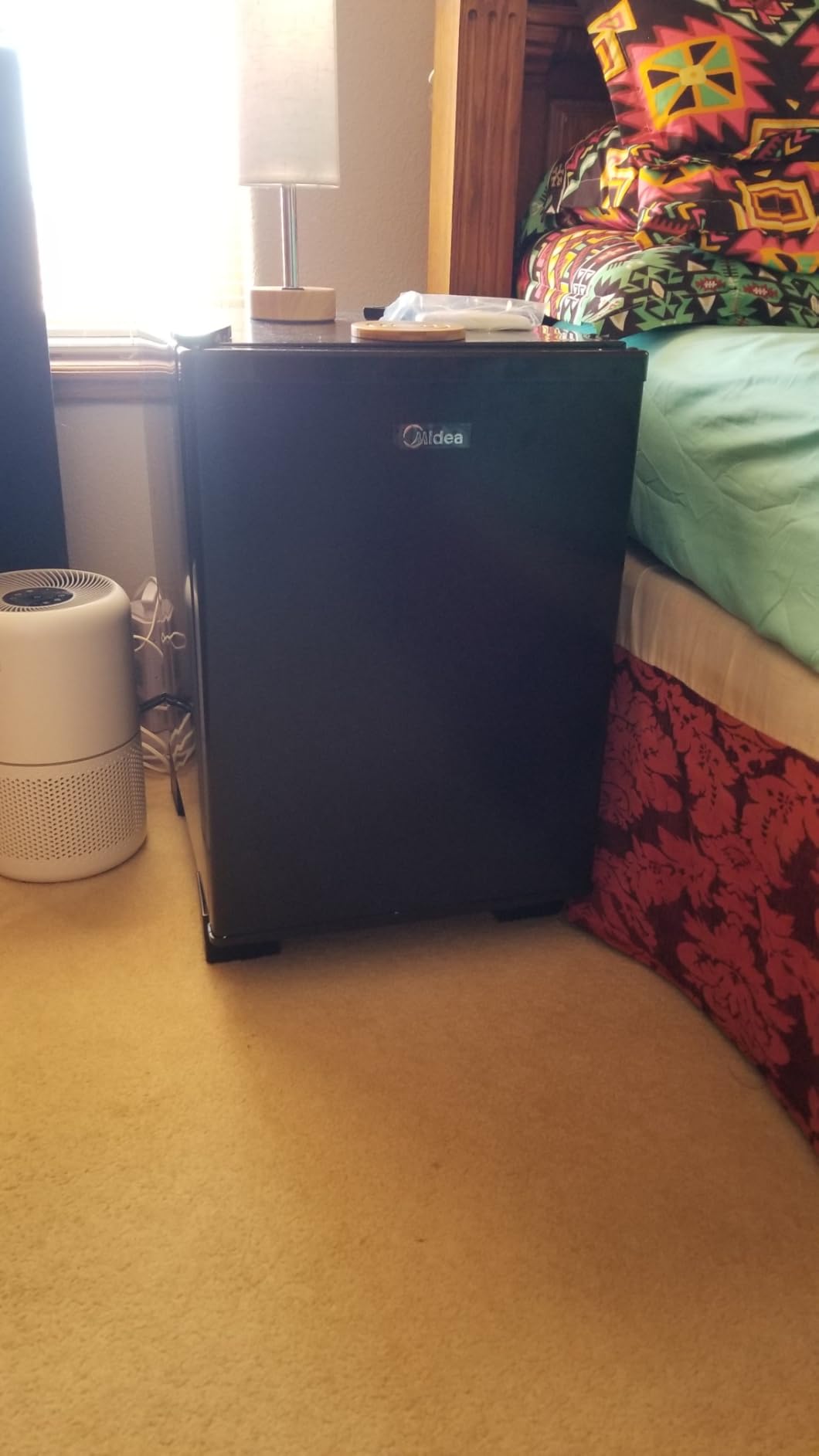 Midea WHS-87LSS1 Refrigerator, 2.4 Cubic Feet, Stainless Steel - Customer Photo 1